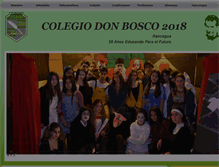 Tablet Screenshot of colegiodonbosco.cl